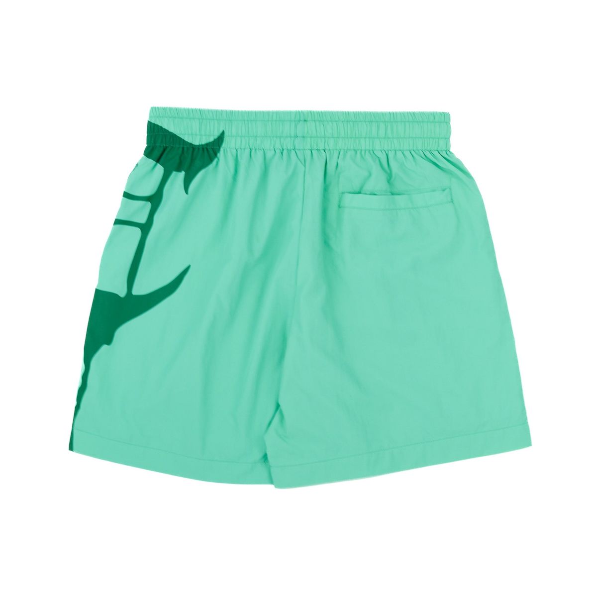 TRNCHS "SIROCCO" NYLON GREEN SHORTS