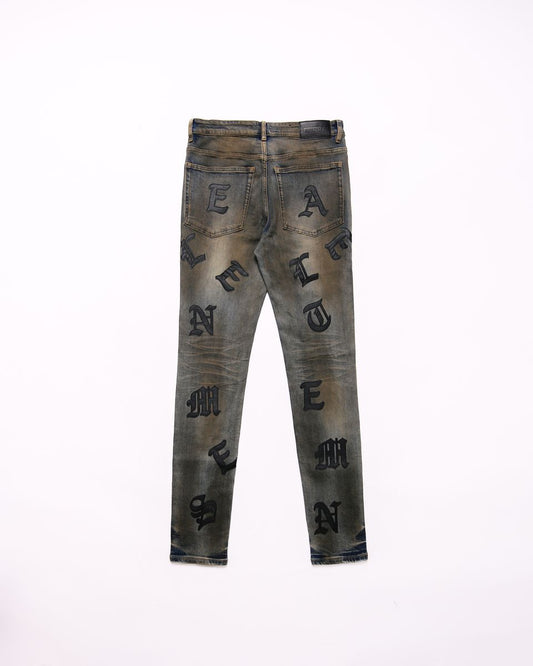EOA "Scattered" Skinny Jean