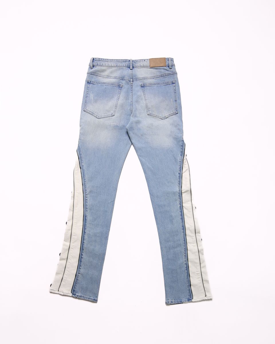 EOA "Question Mark" Flare Denim - BLUE