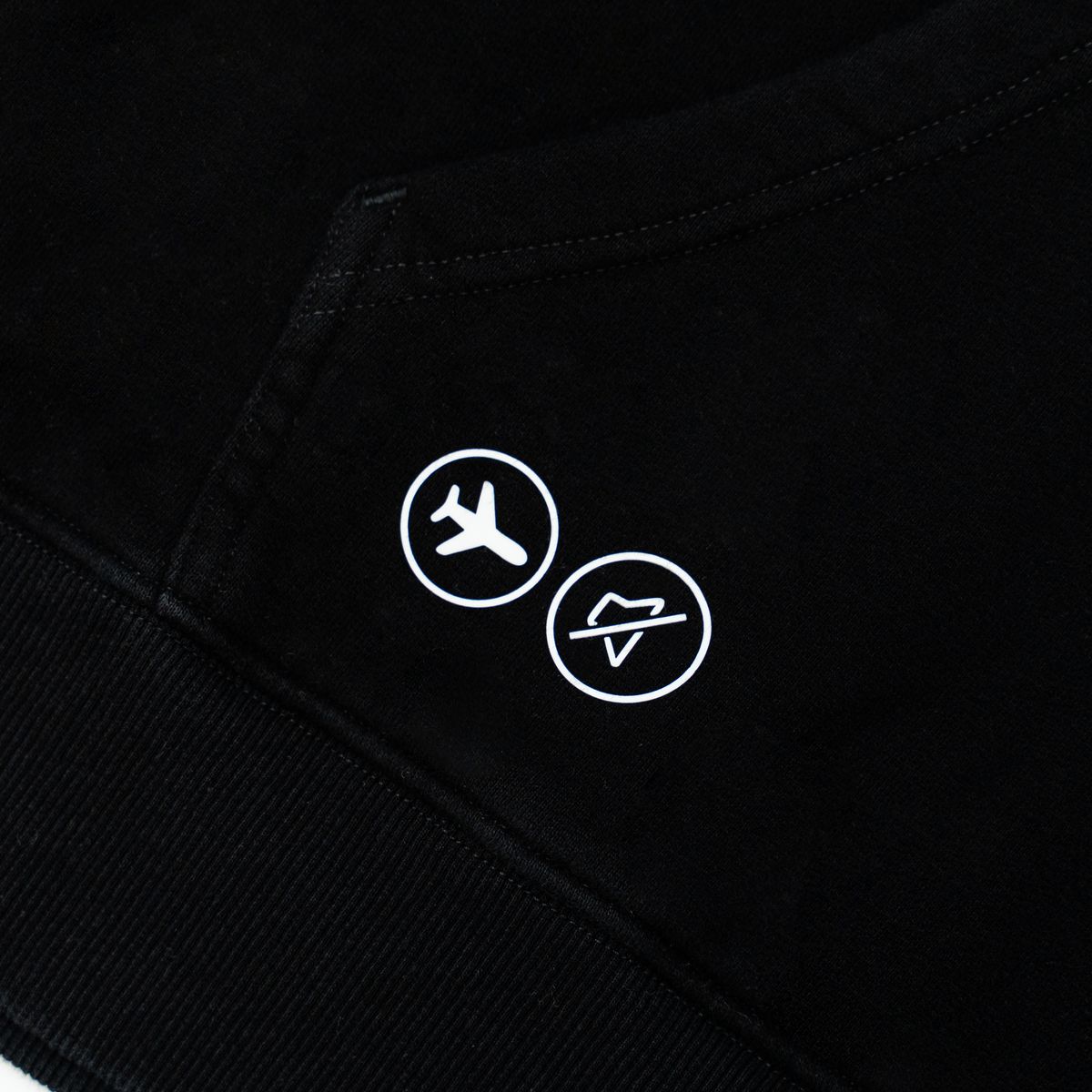 BAO OBSIDIAN VINTAGE WASH HOODIE BLACK