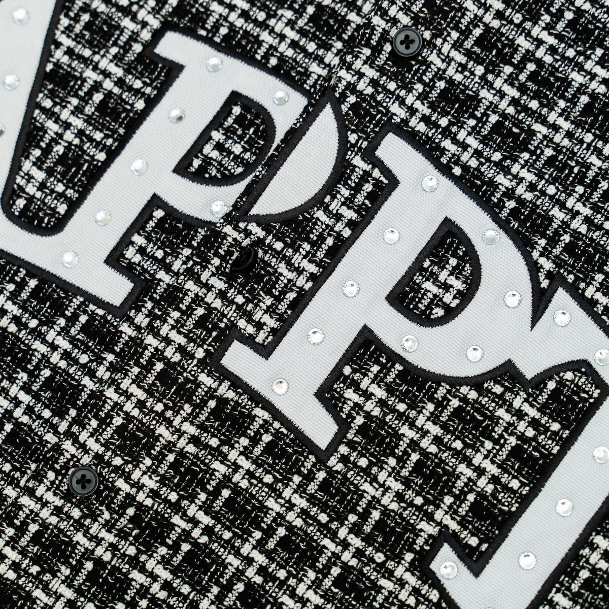 BAO STATIC FLANNEL BUTTON UP BLACK