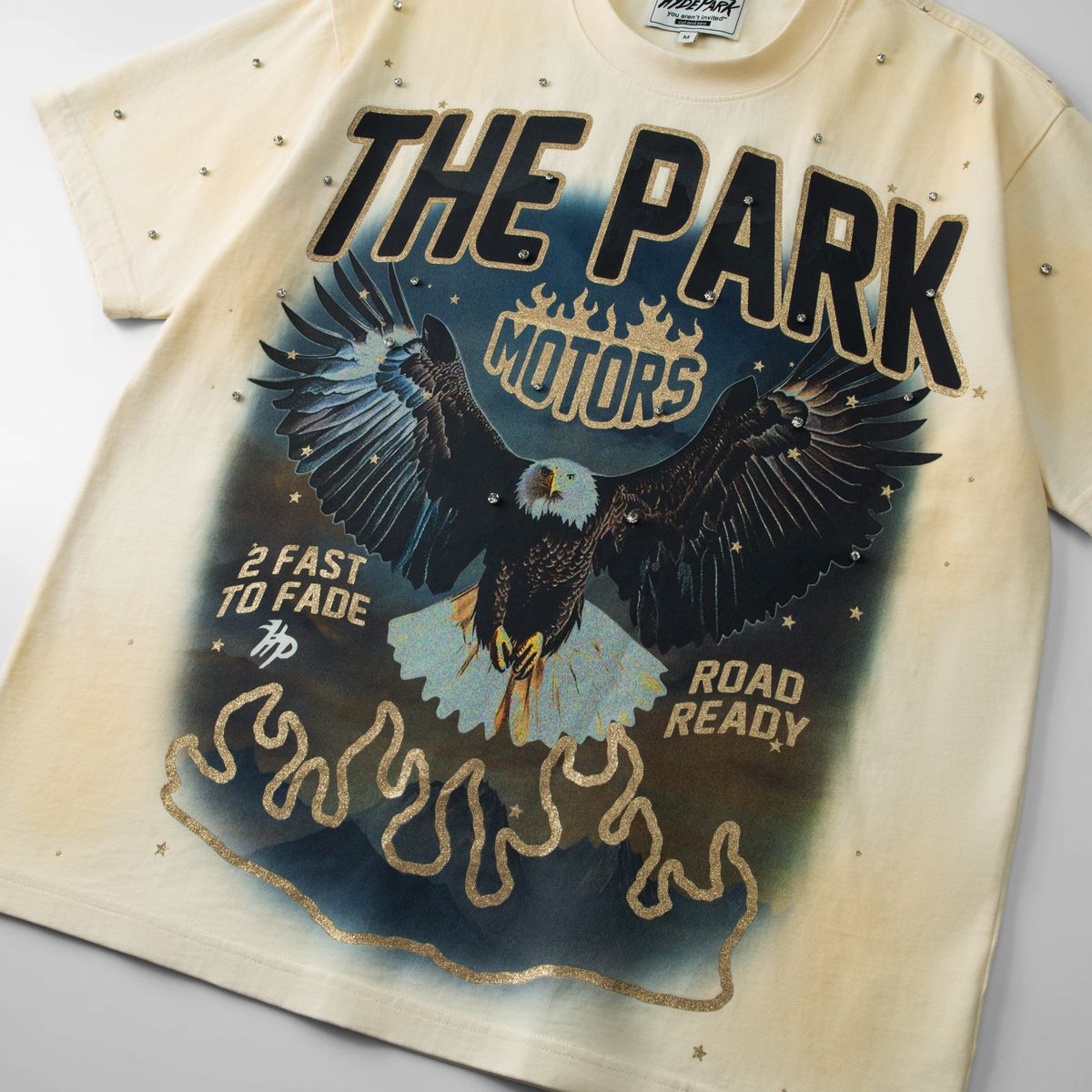 HP MOTOR PARK TEE - CREAM