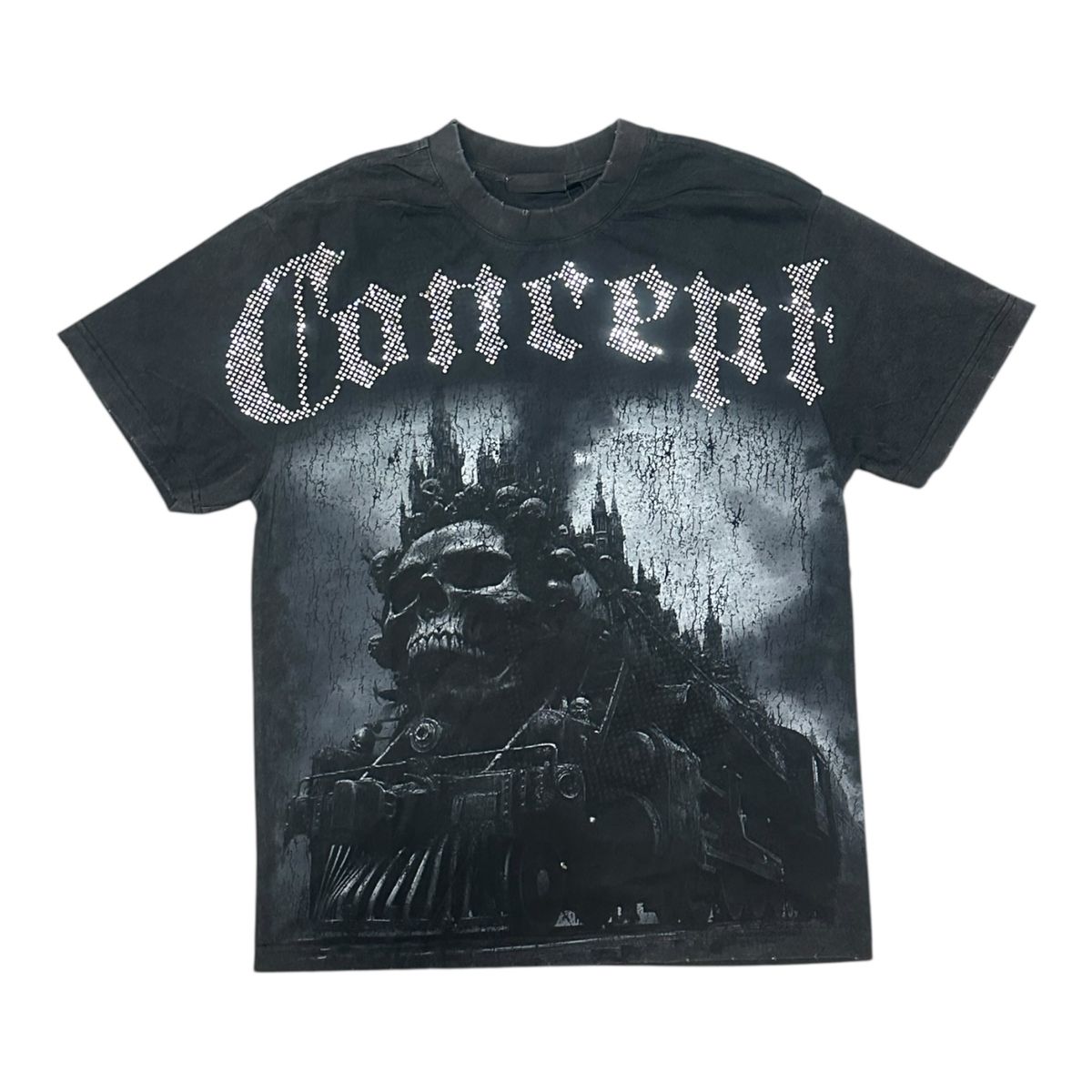 CONCEPT - MIDNIGHT TEE - BLACK WASH