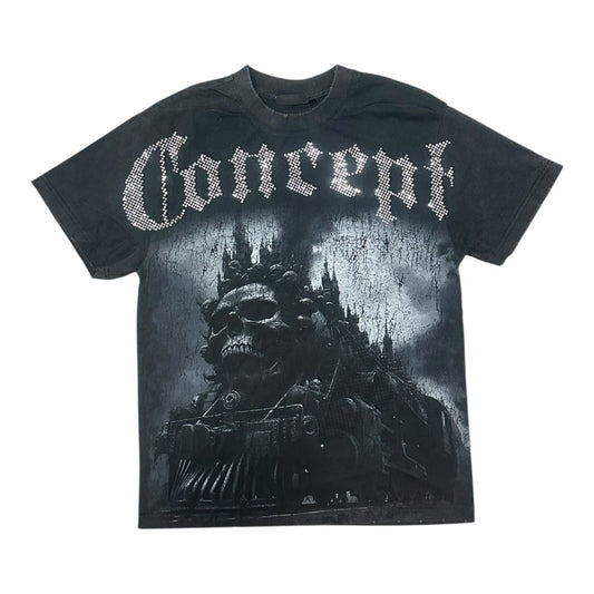 CONCEPT - MIDNIGHT TEE - BLACK WASH