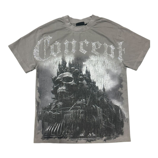 CONCEPT - MIDNIGHT TEE - GREY WASH