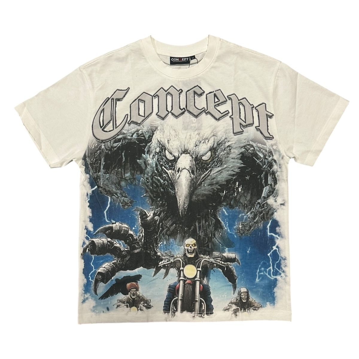 CONCEPT - BLACKHAWK TEE - WHITE
