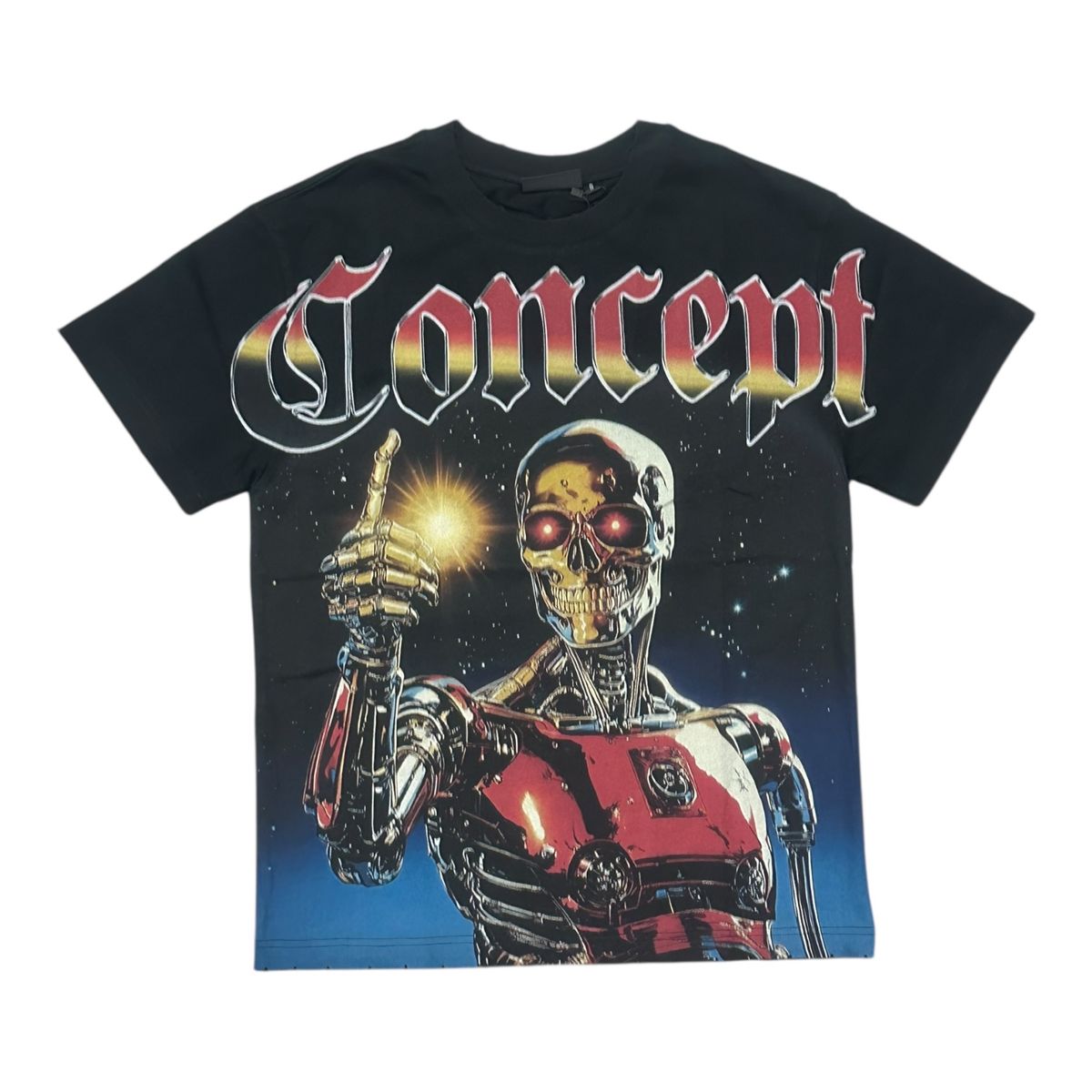 CONCEPT - STARLIGHT TEE - BLACK