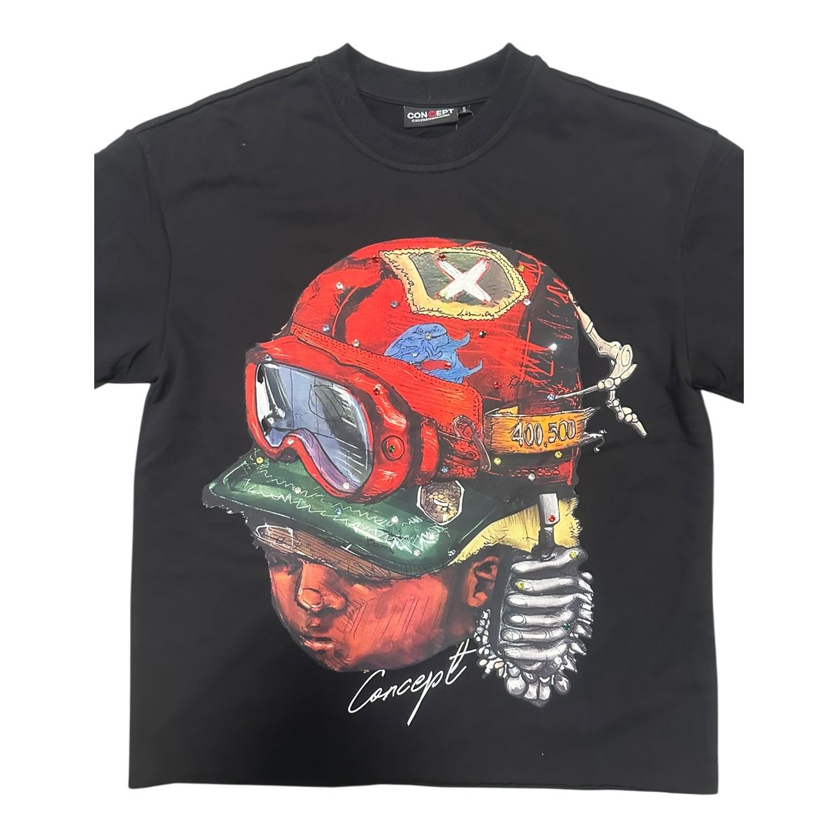 CONCEPT - CAPTAIN LS TEE - BLACK