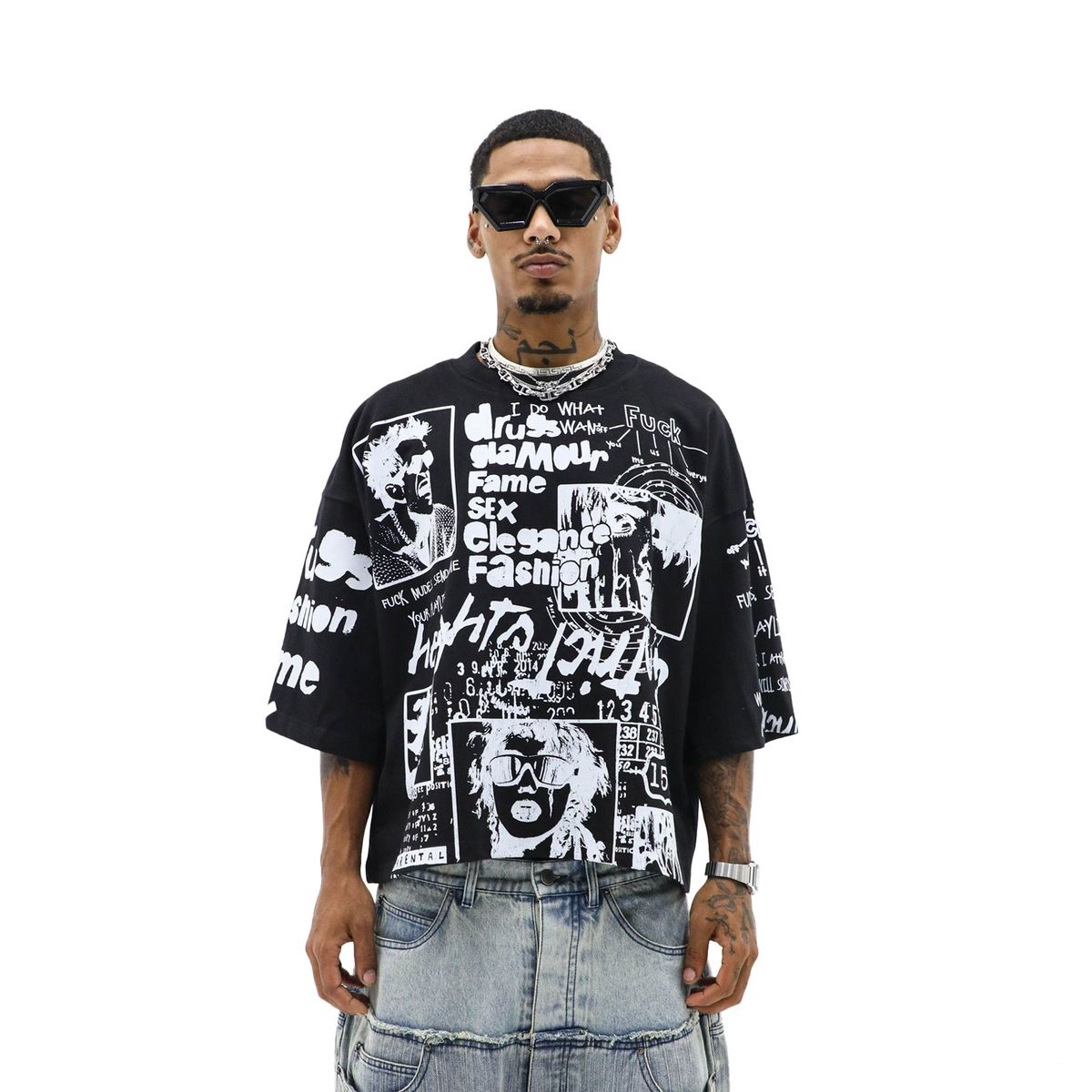 HD 'DRUGS, SEX, FAME' TEE