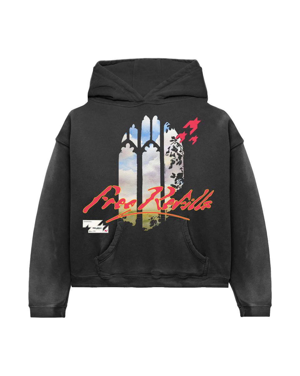 FR REHAB HOODIE - BLACK