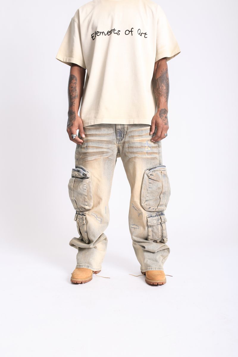 EOA "Sentinels" Relaxed Fit Cargo Denim