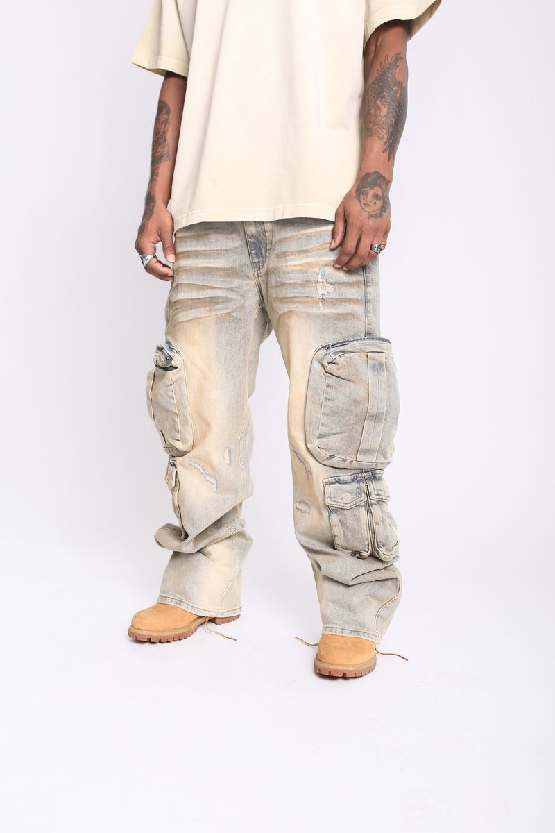 EOA "Sentinels" Relaxed Fit Cargo Denim