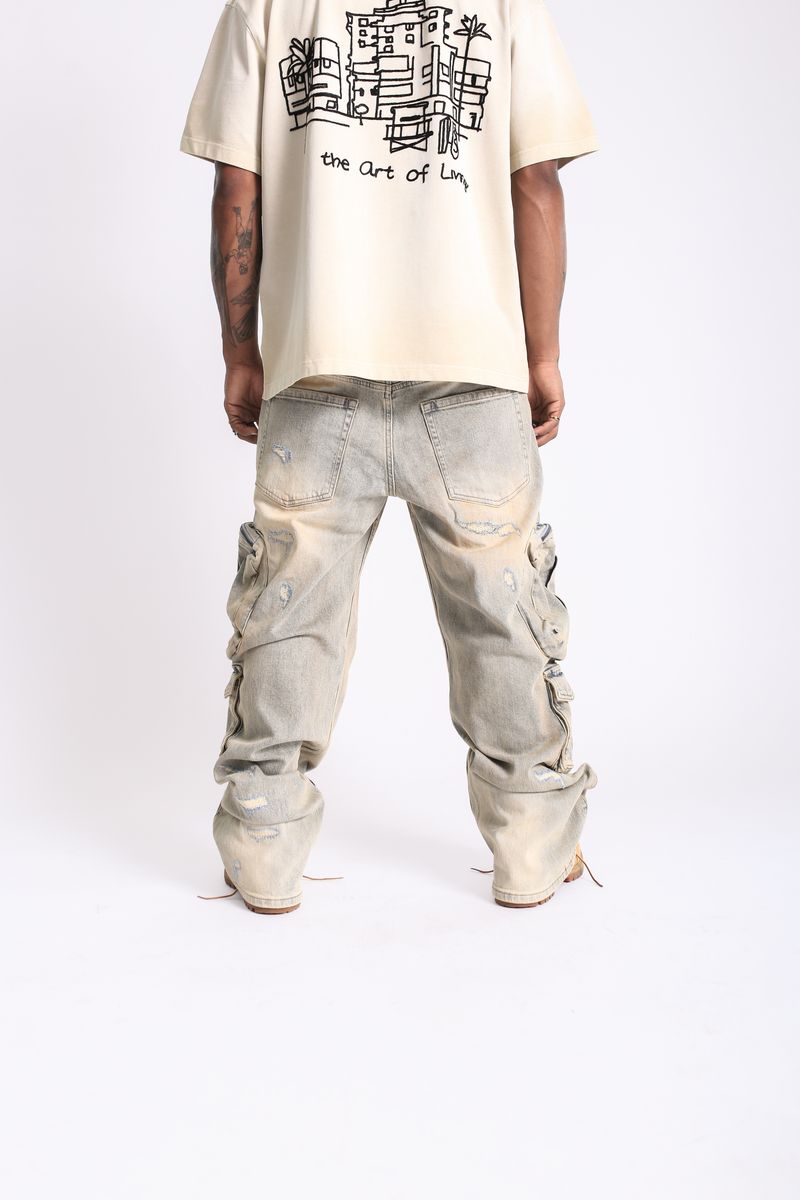 EOA "Sentinels" Relaxed Fit Cargo Denim