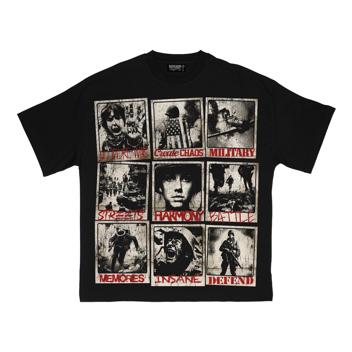 WKND RIOT CREATE CHAOS TEE - BLACK