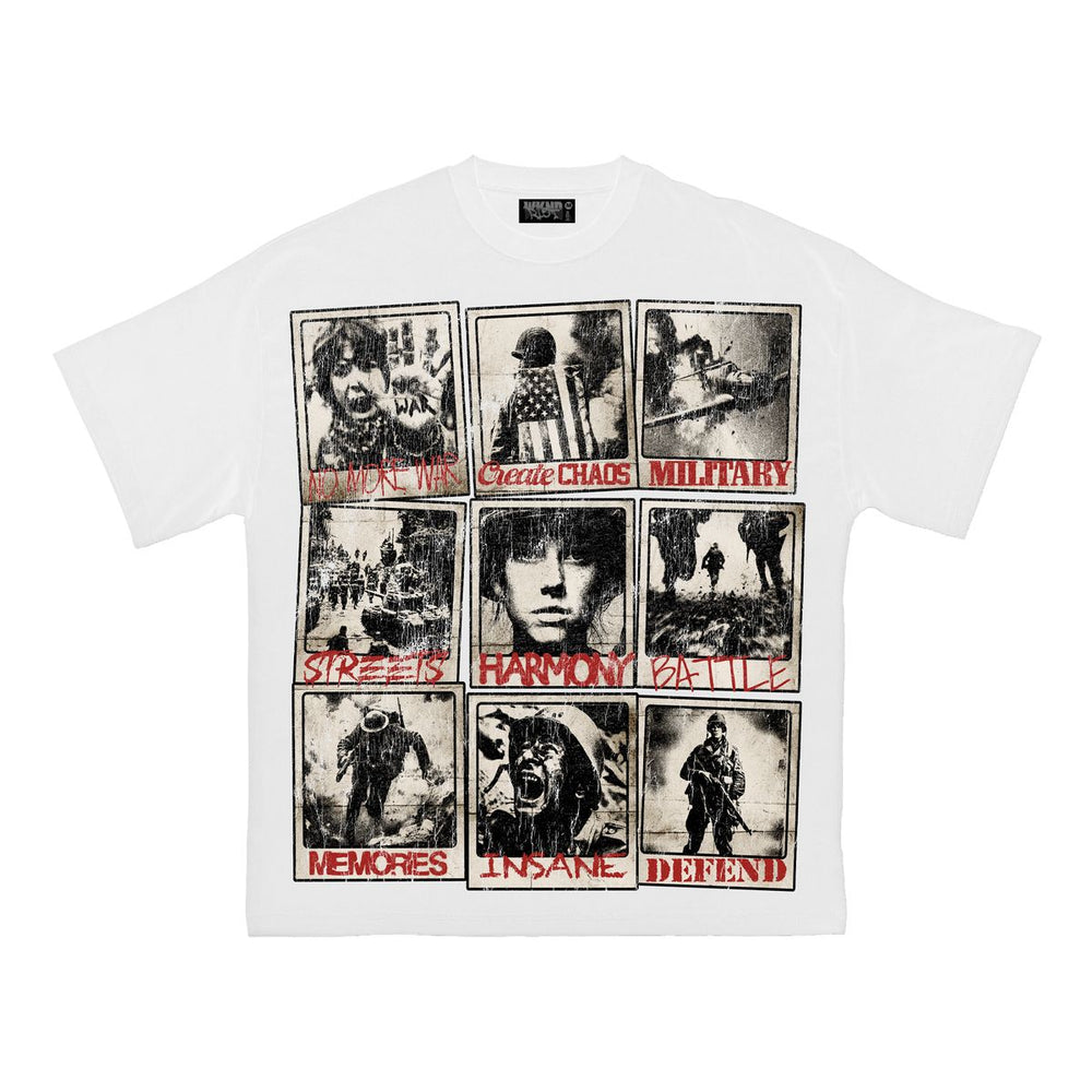 WKND RIOT CREATE CHAOS TEE - WHITE