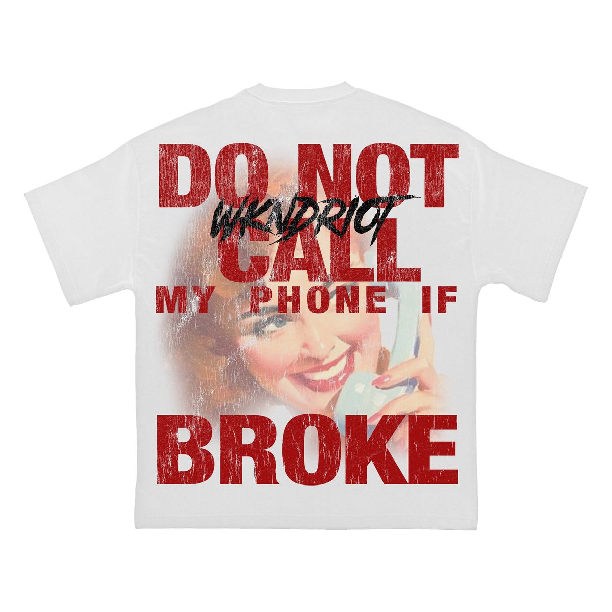 WKND RIOT DON'T CALL TEE - WHITE