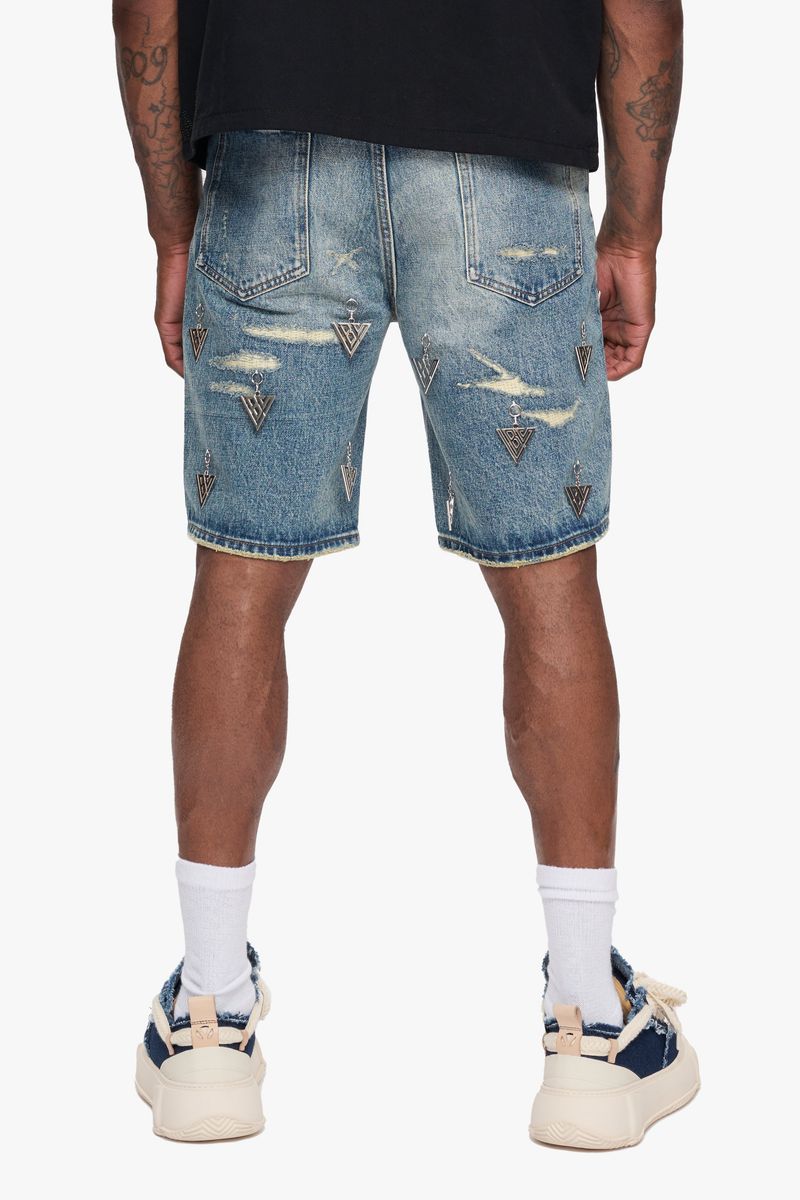 Valabasas Ascension Vintage Blue Denim Shorts