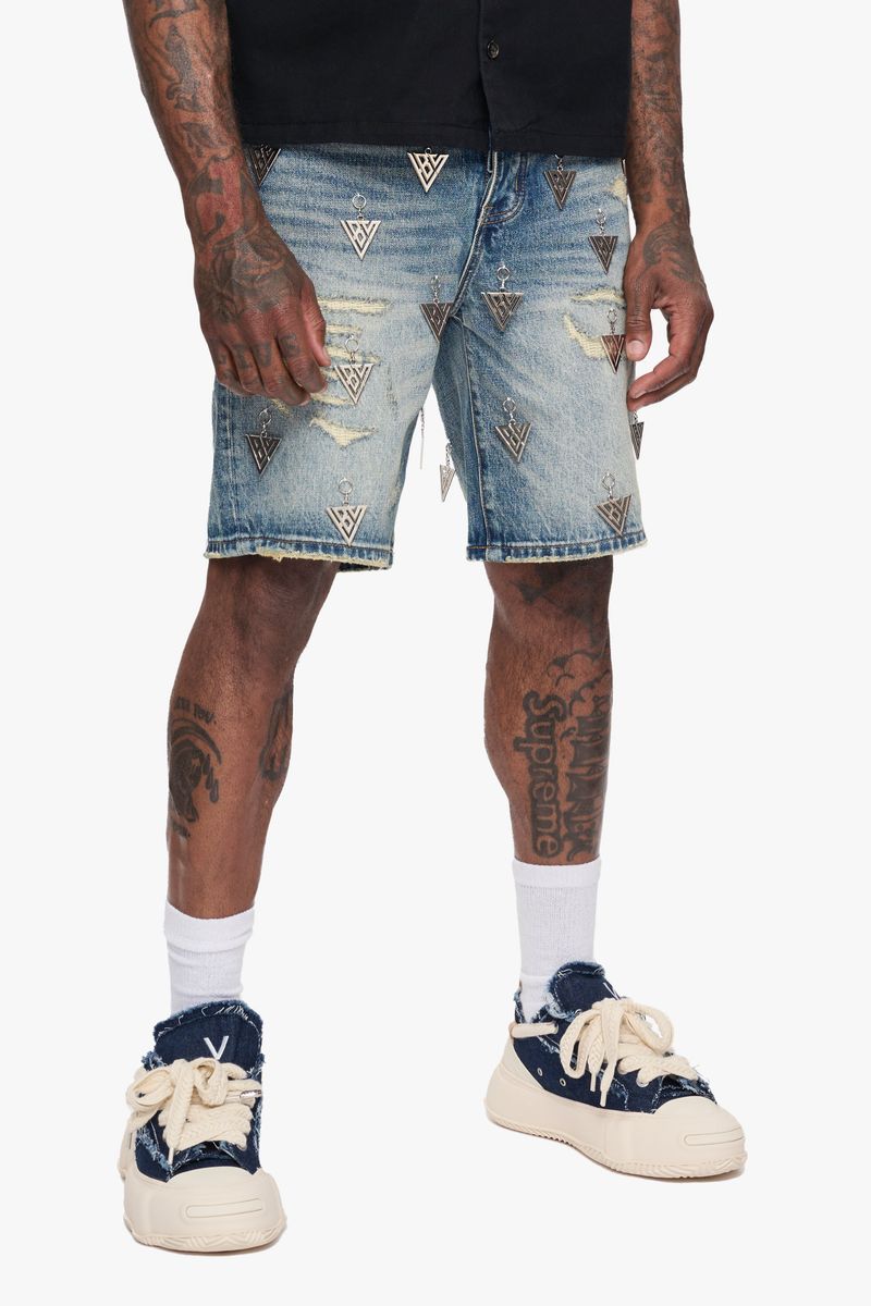 Valabasas Ascension Vintage Blue Denim Shorts