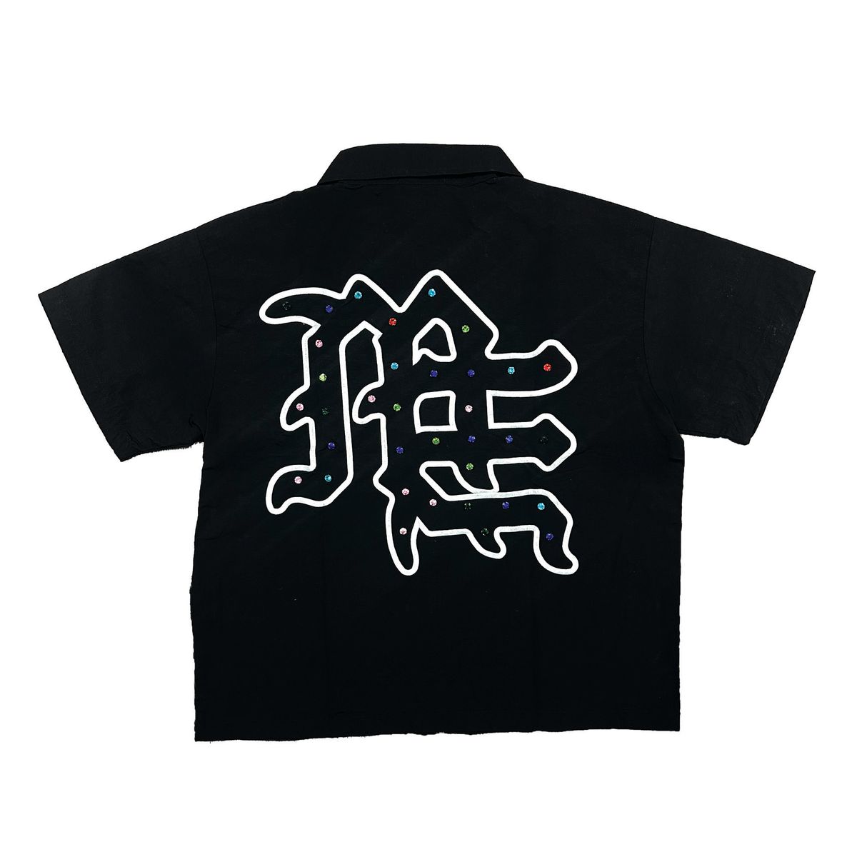 ME 'RHINESTONE' SHIRT - BLACK