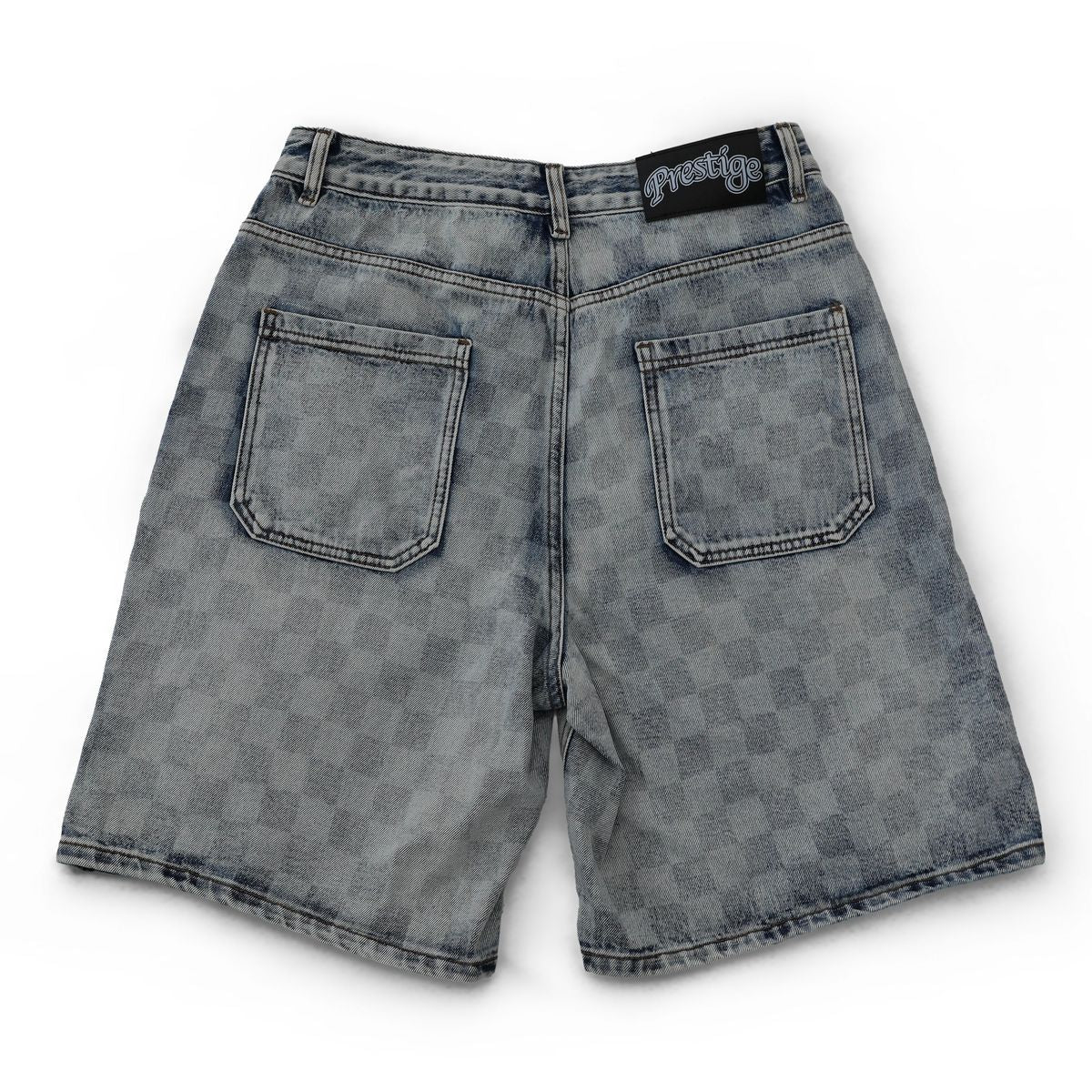 PRESTIGE CHECKERBOARD JORTS