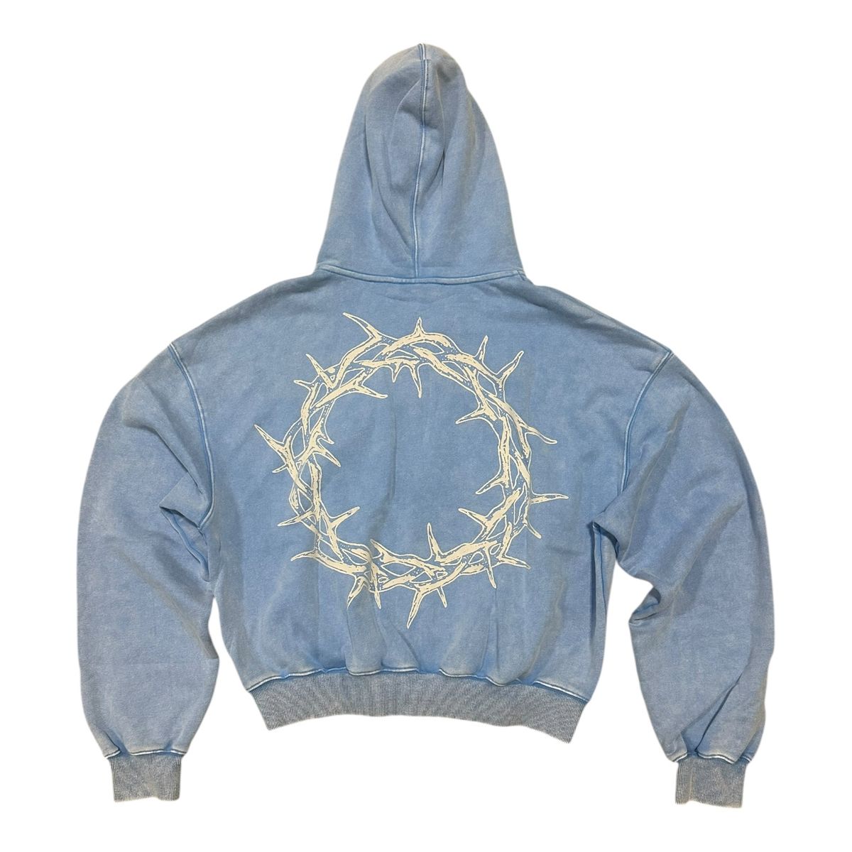 SYNDICATE "HEARTS" ZIP-UP BABY BLUE