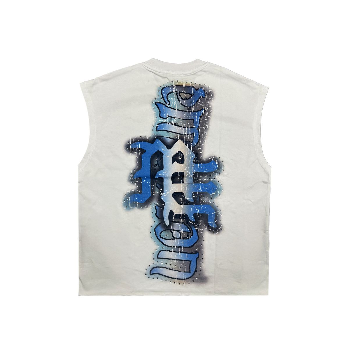 ME WHITE 'ANGEL' SLEEVELESS TEE