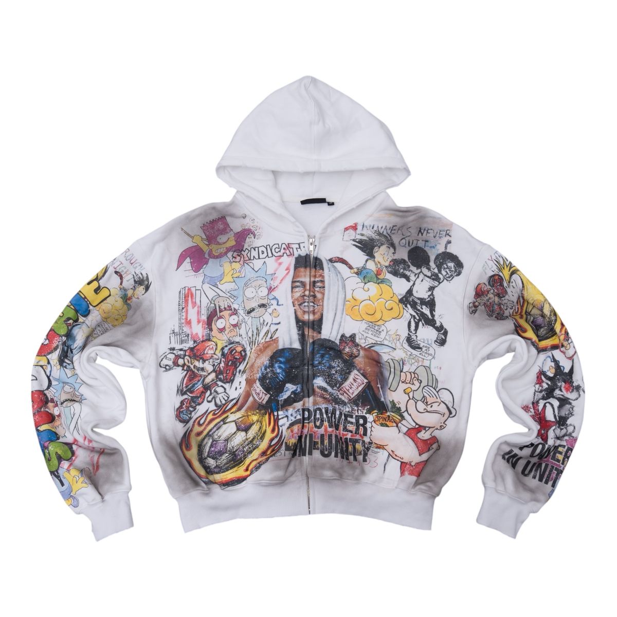 SYNDICATE "UNITY" ZIP-UP WHITE