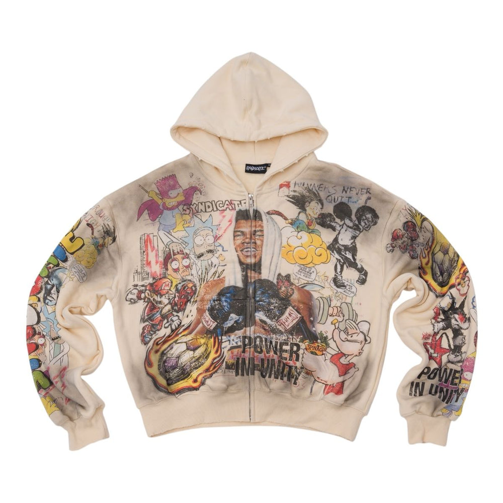 SYNDICATE  "UNITY" ZIP-UP BONE