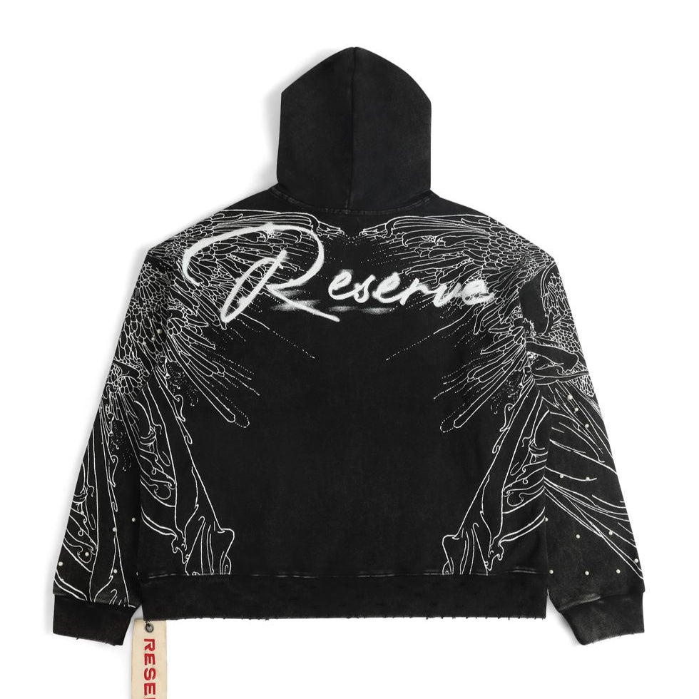 RESERVE SAVIOR HOODIE - BLACK
