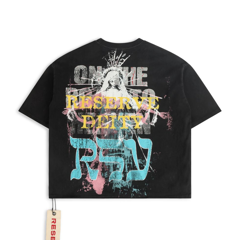 RESERVE SKULLY TEE - BLACK