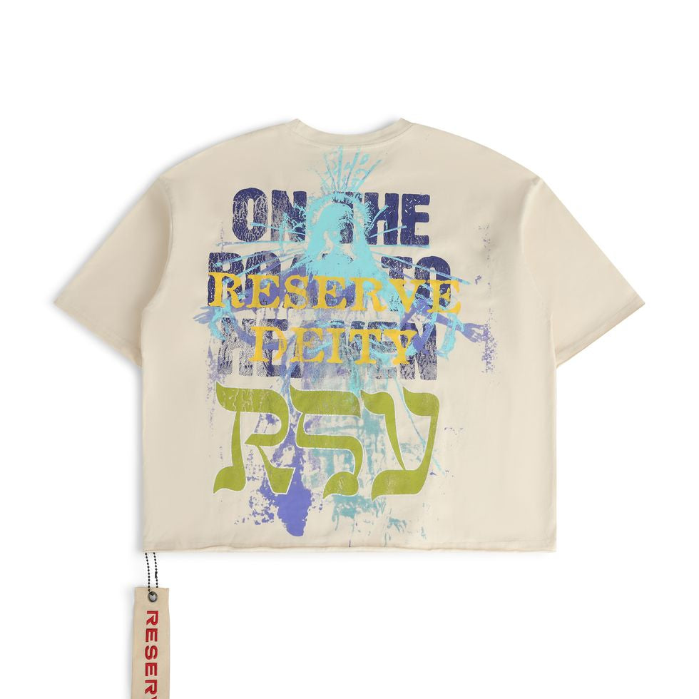 RESERVE SKULLY TEE - BONE