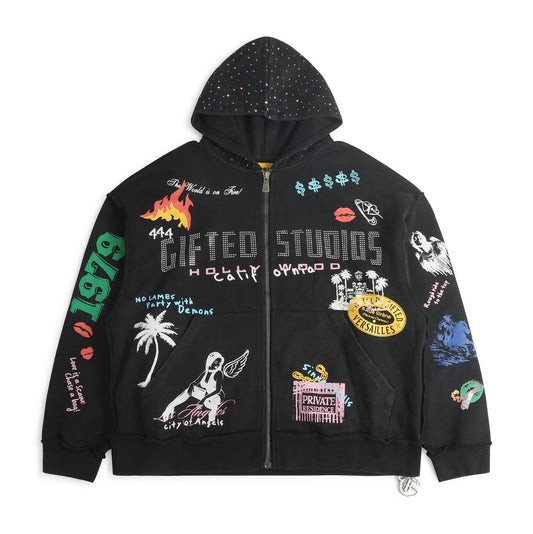 GFTD CHASE MONEY HOODIE - BLACK