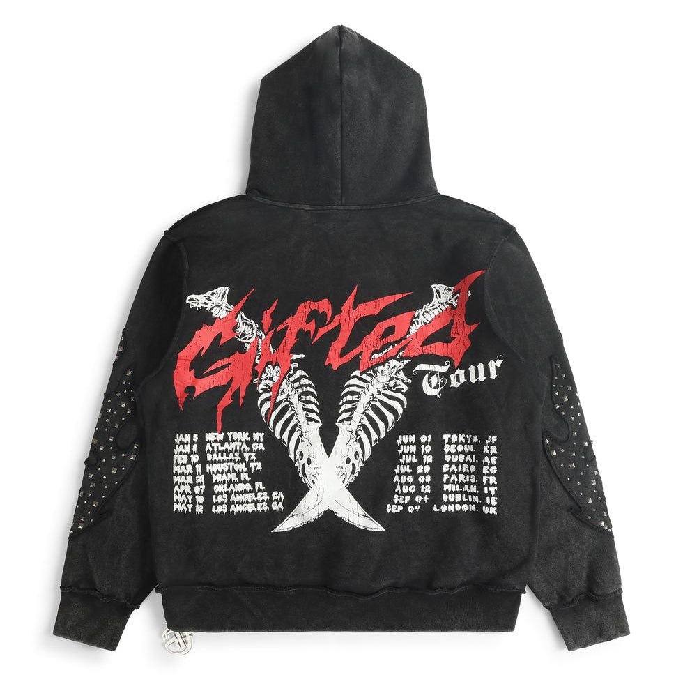 GIFTED TOUR HOODIE - BLACK
