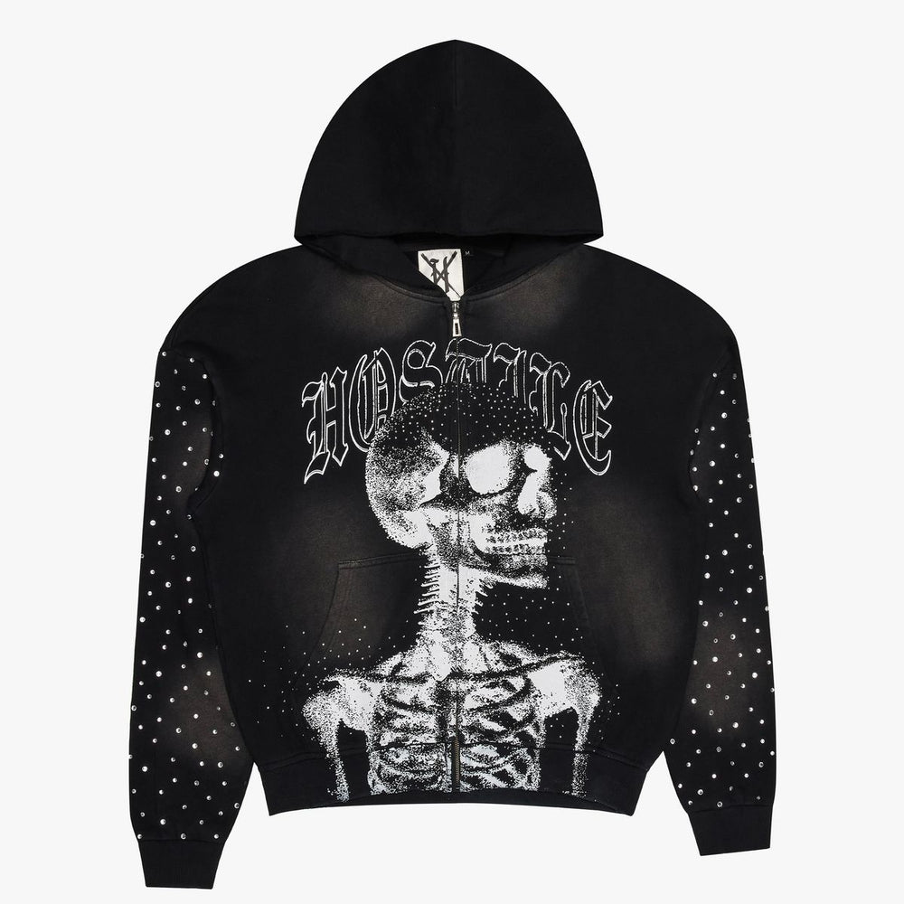 XHOSTILE "VOIDWALKER" ZIP-UP HOODIE