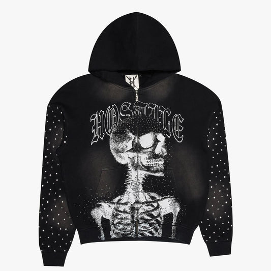 XHOSTILE "VOIDWALKER" ZIP-UP HOODIE