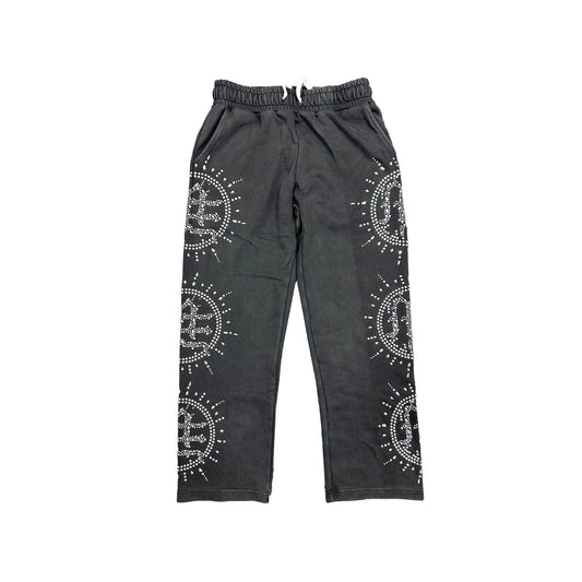 ME "GREY" RHINESTONE SWEATS