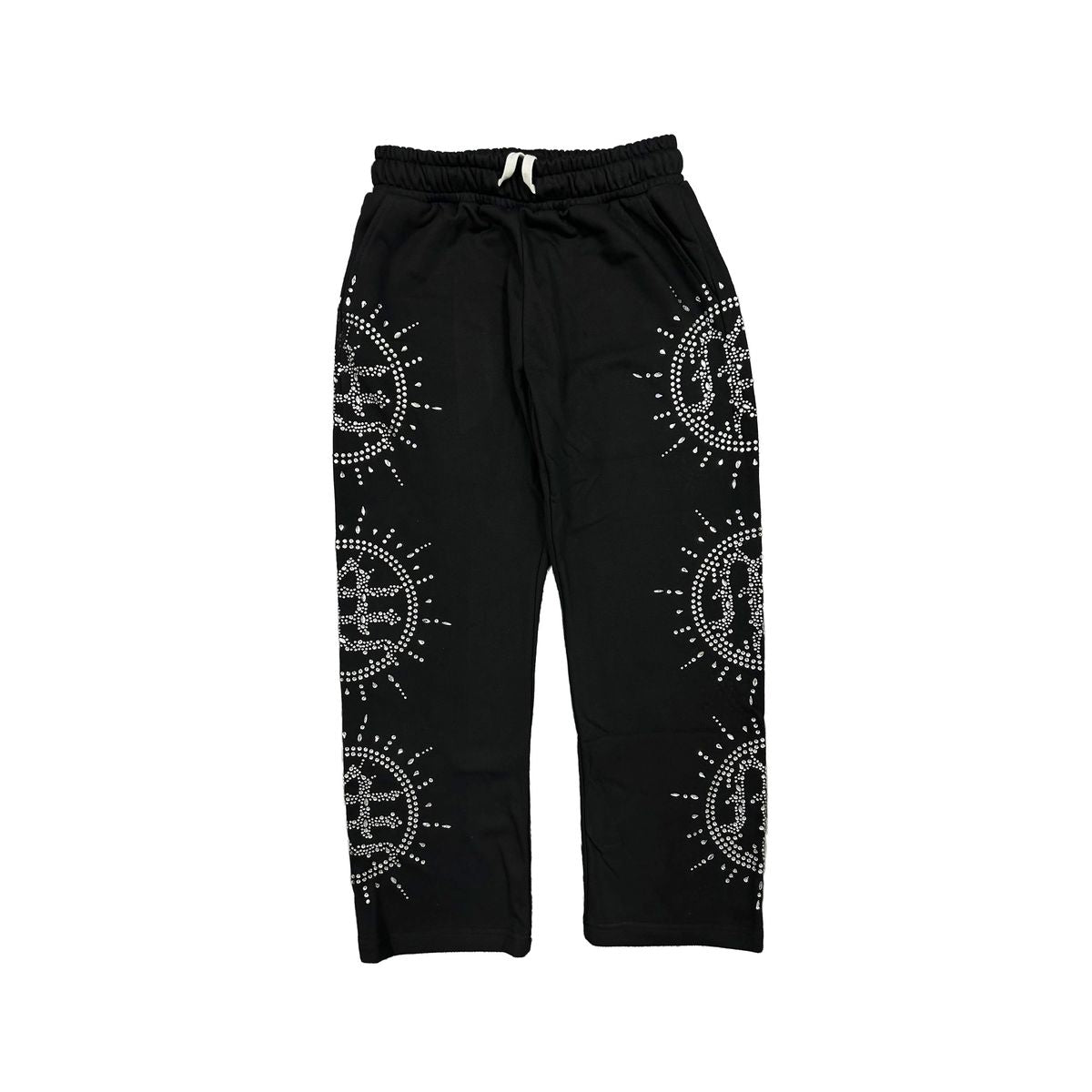 ME "BLACK" RHINESTONE SWEATS