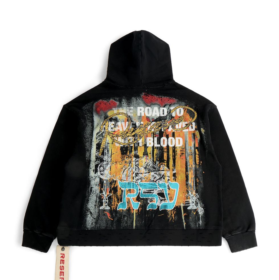 GFTD PAVED IN BLK HOODY