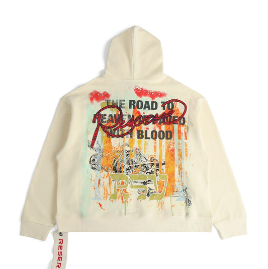 GFTD PAVED IN BONE HOODY