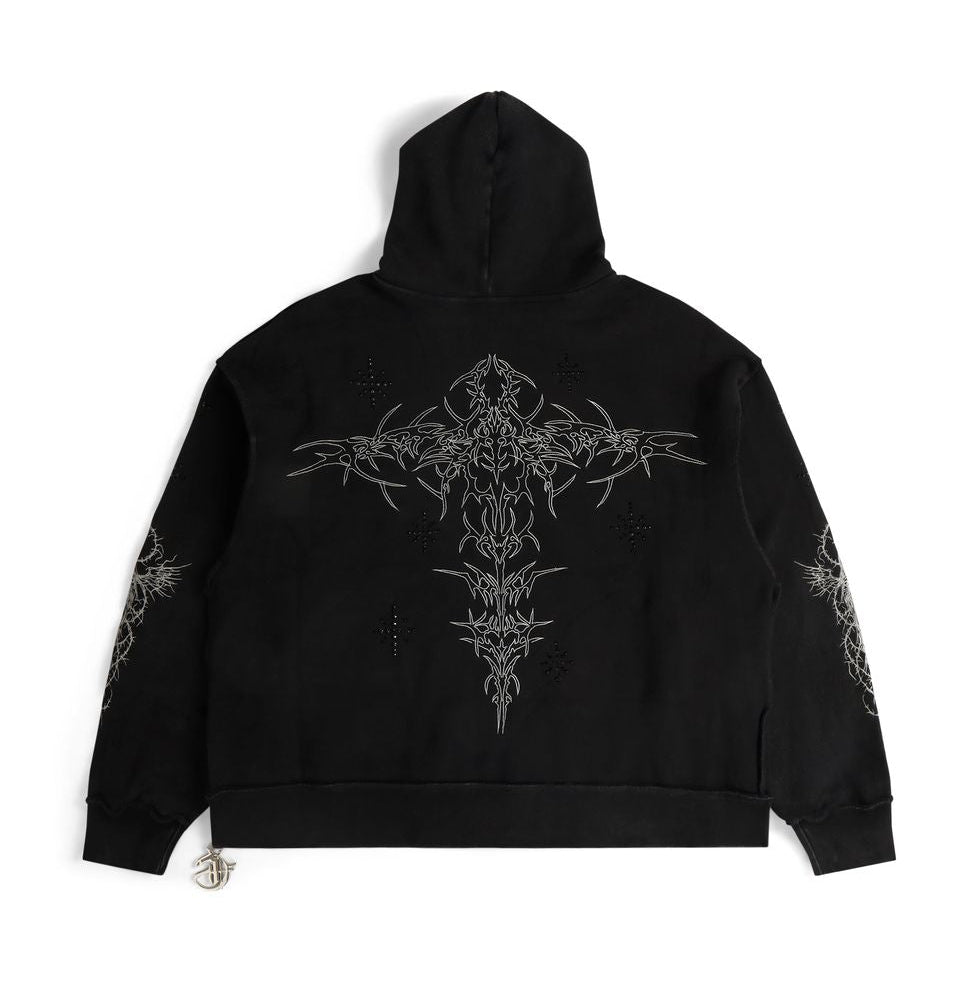 GFTD LUKE BLK HOODY