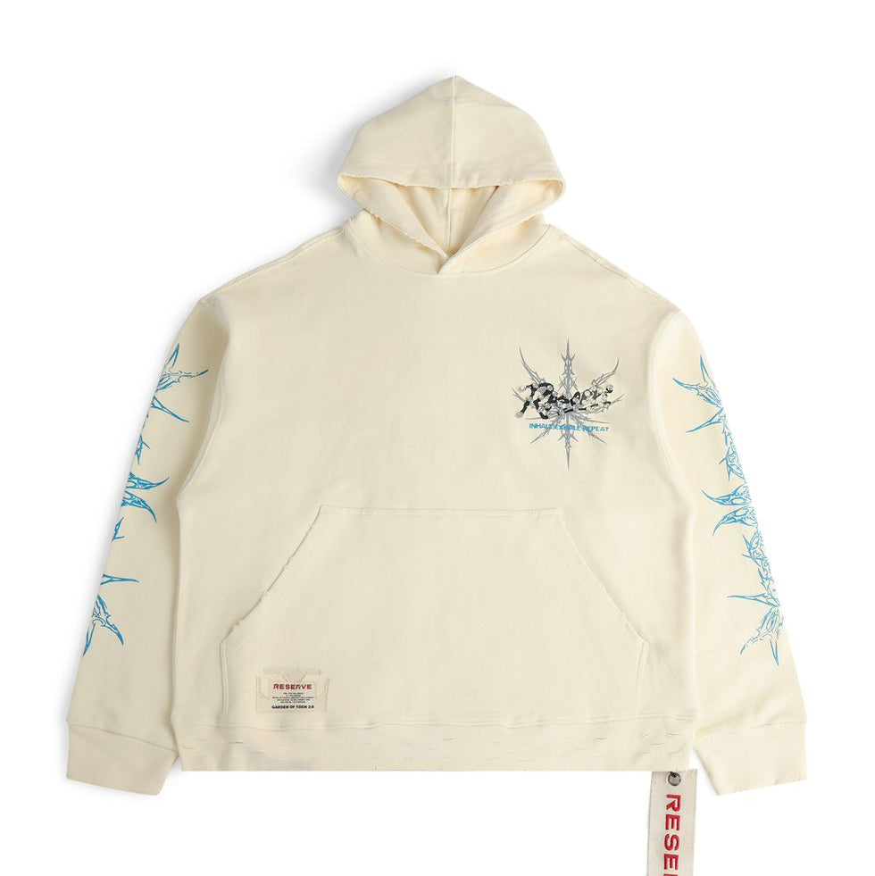 GFTD INHALE EXHALE BONE HOODY