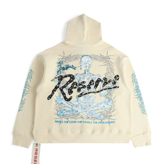 GFTD INHALE EXHALE BONE HOODY