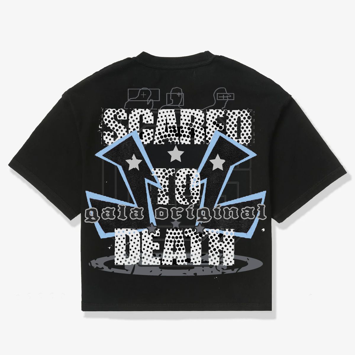 GALA 'SCARED TO DEATH' SS TEE (BLK)