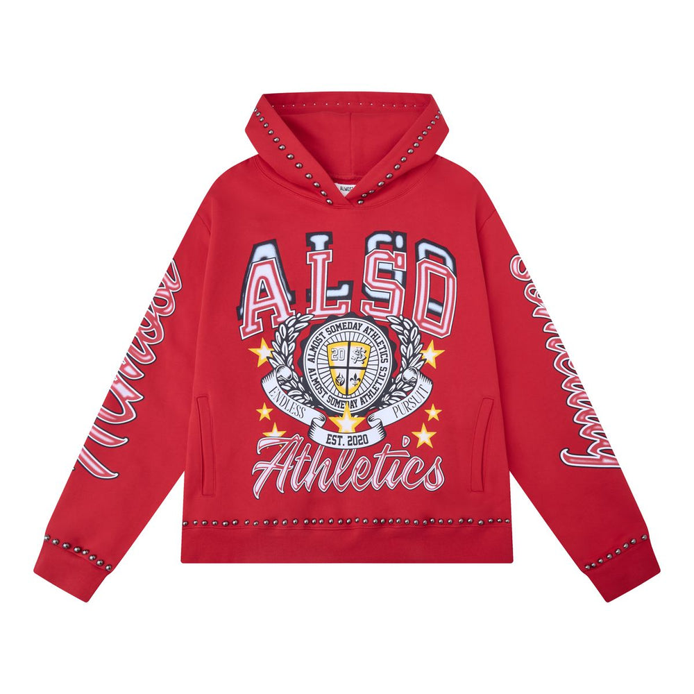 AS SOMEDAY ATHLETICS HOODIE - RED