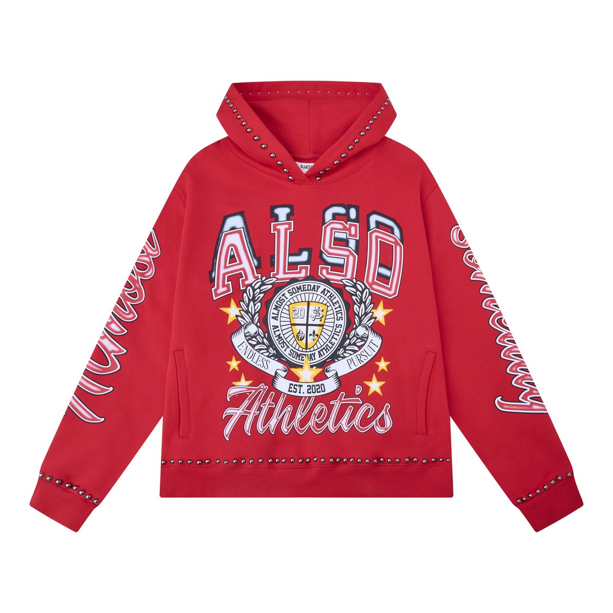 AS SOMEDAY ATHLETICS HOODIE - RED