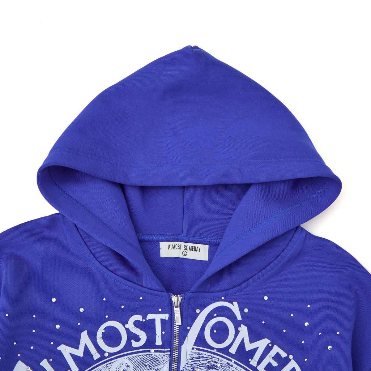 AS LAVISH ZIPUP HOODIE - BLUE