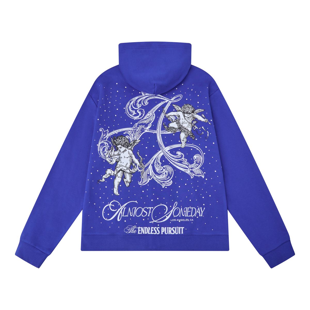 AS LAVISH ZIPUP HOODIE - BLUE