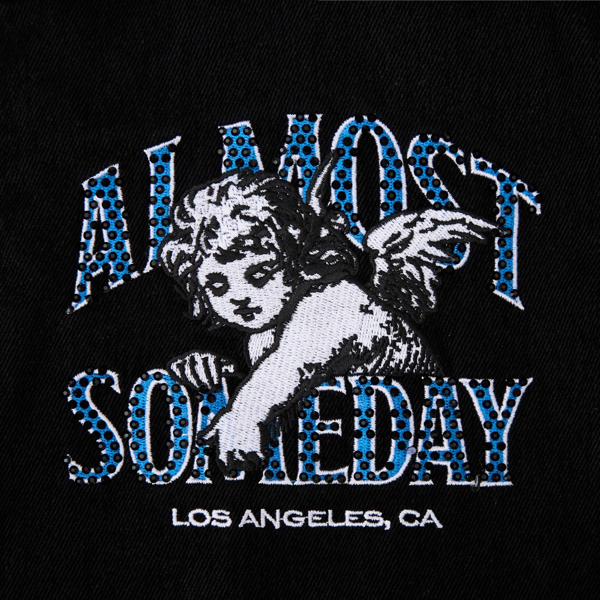 AS UPSCALE VELOUR JACKET - BLACK