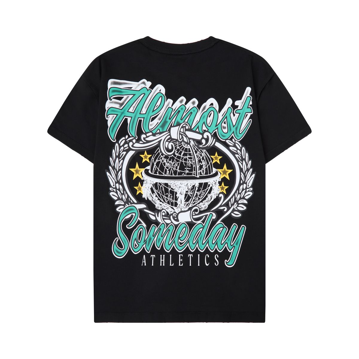 AS SOMEDAY ATHLETICS TEE - BLACK