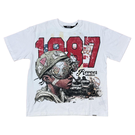 RVR "1987" WHITE TEE
